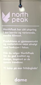 کاپشن پر نورث پیک north peak